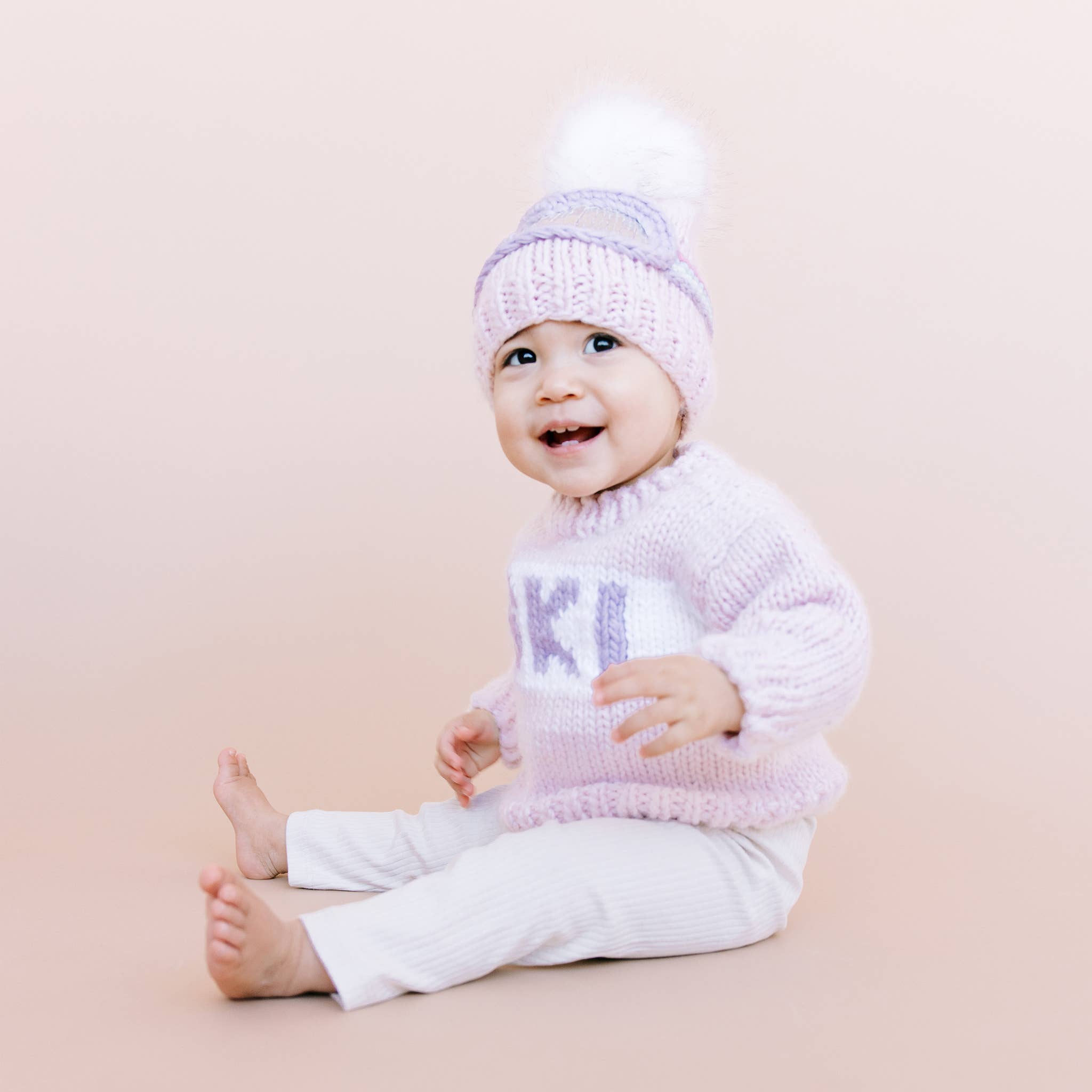 The Blueberry Hill - Wholesale Beanie - Kids - Ski Goggles Beanie Baby Pink Baby Kids Winter Hat Holiday2