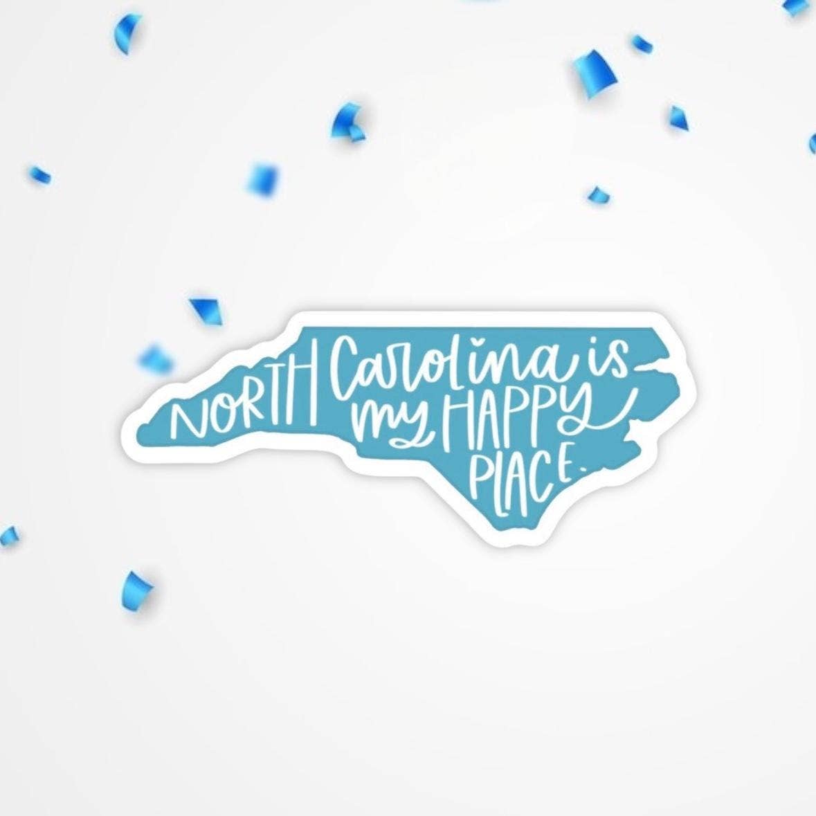 Positively North Carolina - Wholesale Sticker - North Carolina Water Bottle & Laptop Stickers1