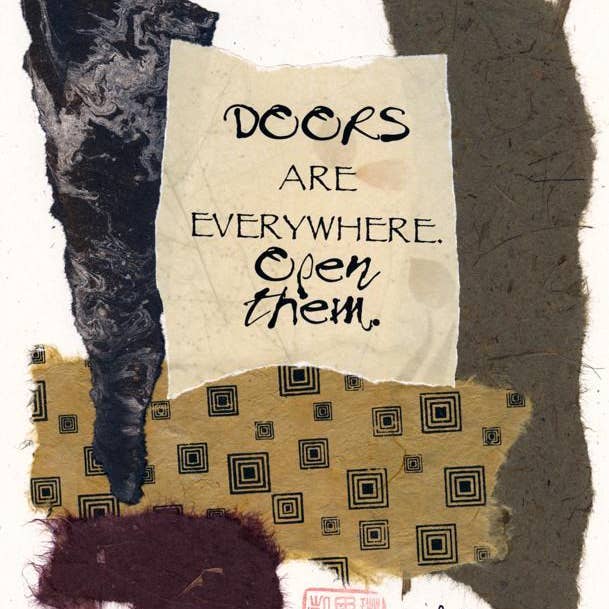 Ampersand Cards - Wholesale Art Print - Doors (Original wall art)