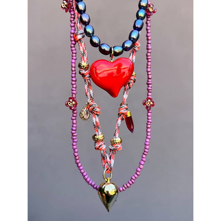 Heather Kahn - Wholesale Pendant/Charm Necklace - Floral Layering Necklace