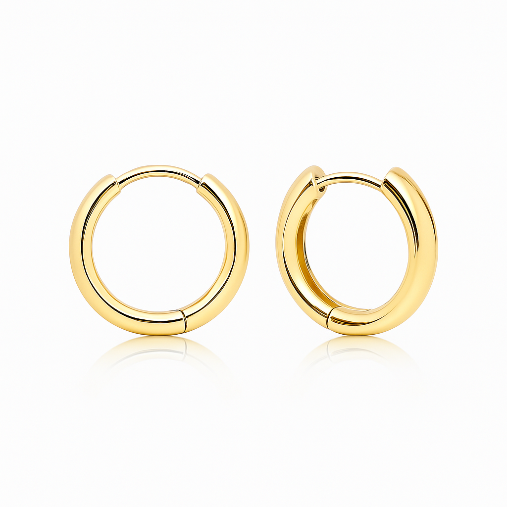 Sedy Jewelry - Wholesale Hoop Earrings - Hypoallergenic Small Hoop Earrings – 14K Gold , Rose & White Gold0