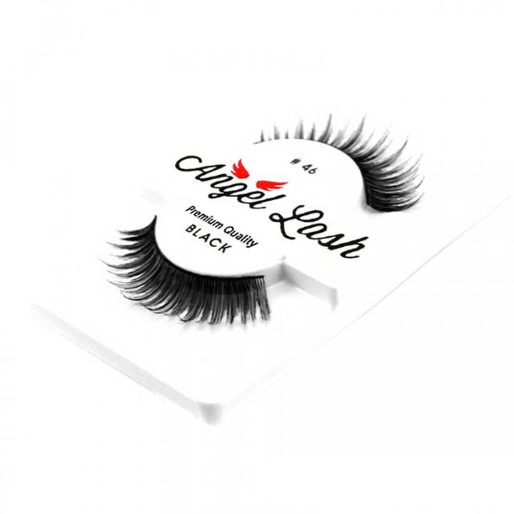 CHICOTE DE ANJO #46 CÍLIOS POSTIÇOS PRETOS por atacado de CRAVE