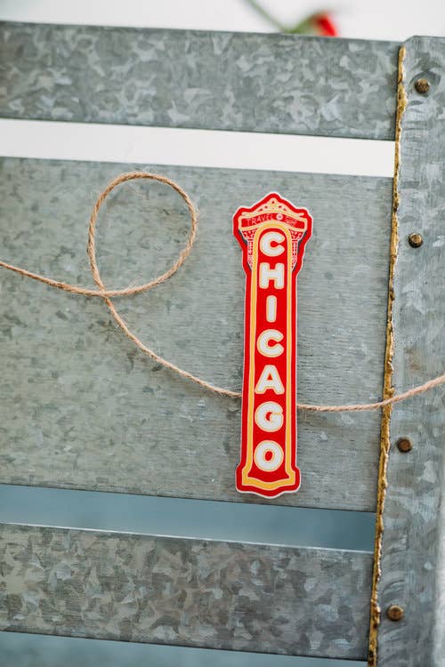 Lettering Works - Vente Autocollant - Autocollant théâtre de Chicago1