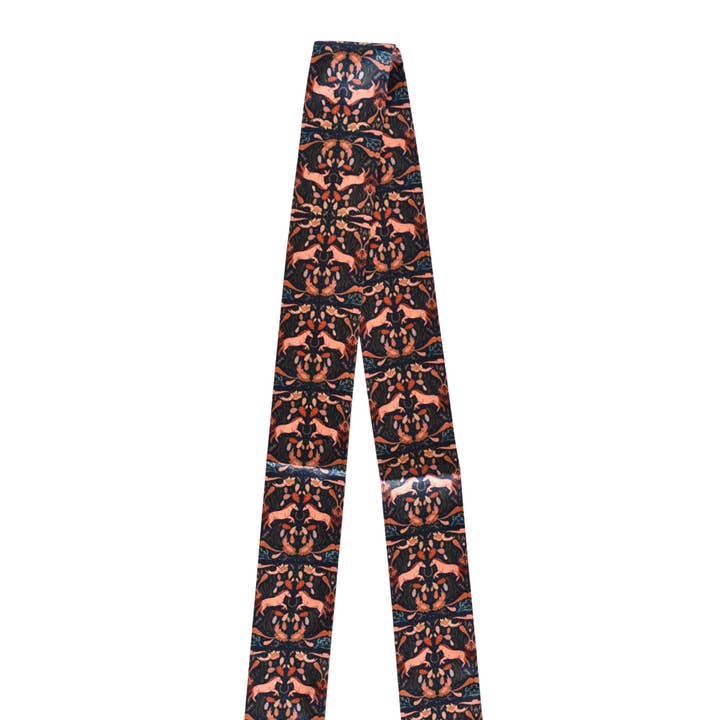 Tirzah Lane Art – Großhandel Schal – Damen – Prärie-Tage in Denim Western Seidentuch - Weihnachtseinkauf0