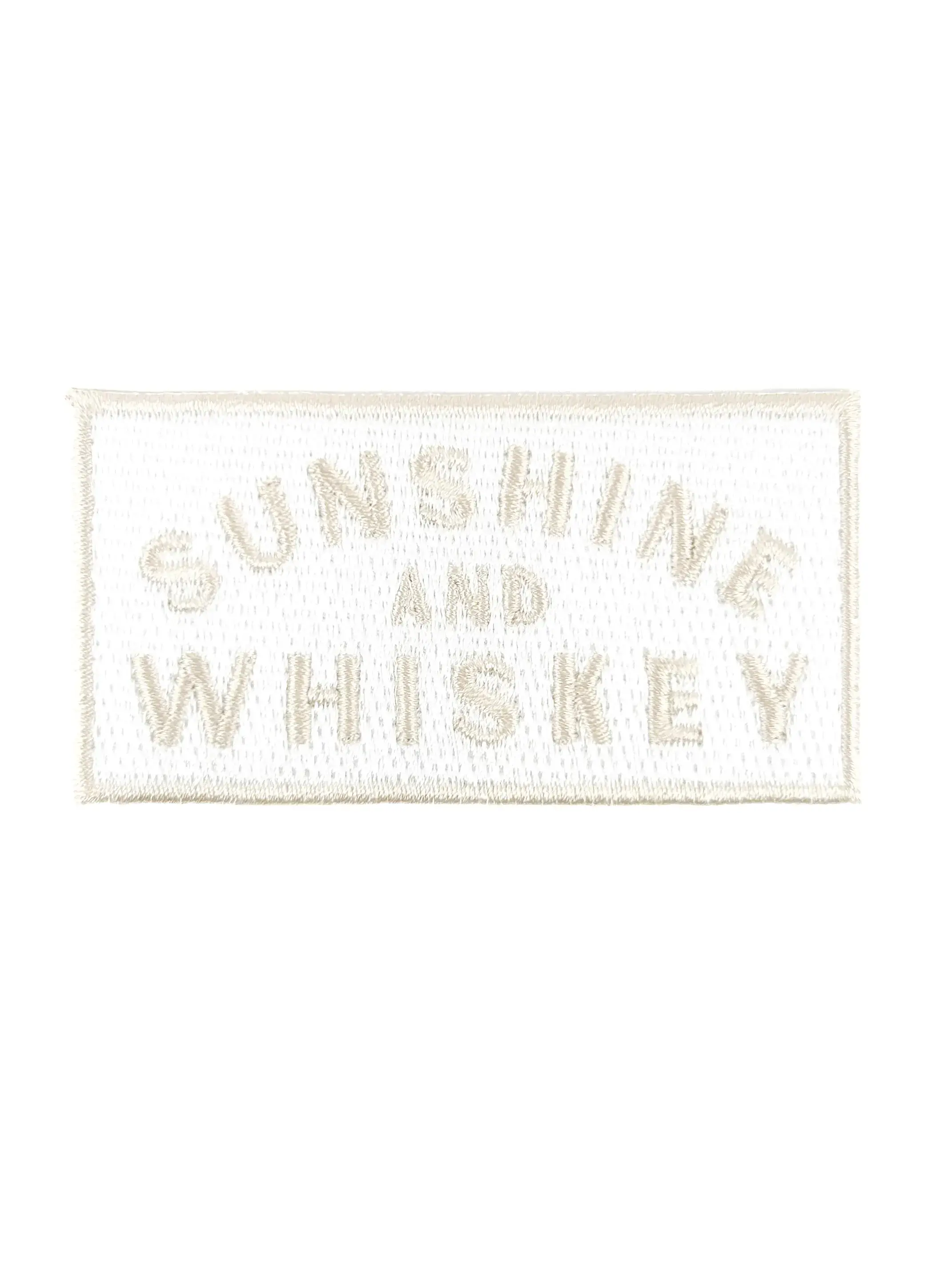 Field Trip Threads - Wholesale Patch - Sunshine and Whiskey Embroidered Iron On Patch Country Music1