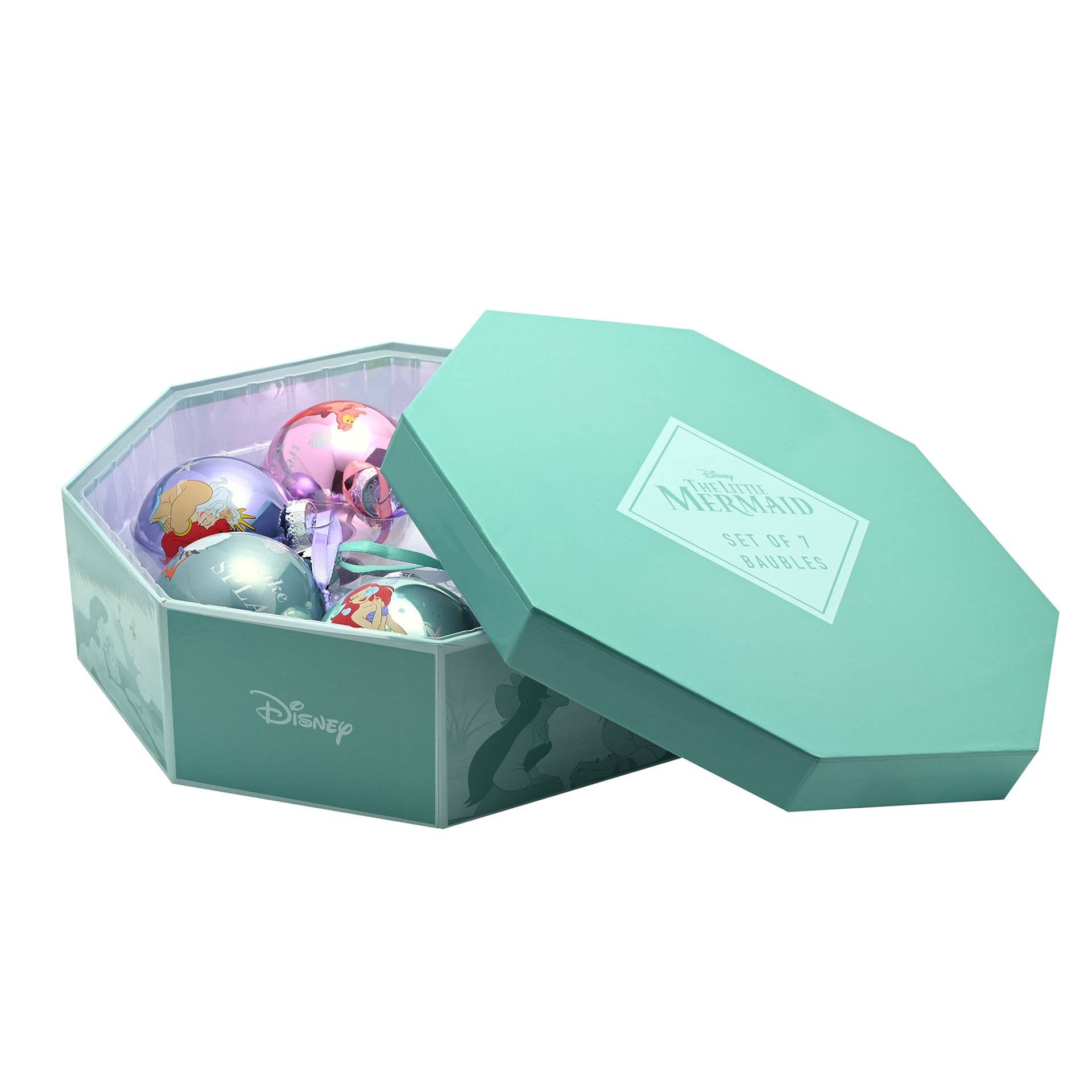 WIDDOP and Co. - Vendita all'ingrosso Decorazione natalizia - Set di 7 palline di Natale Disney - La Sirenetta10