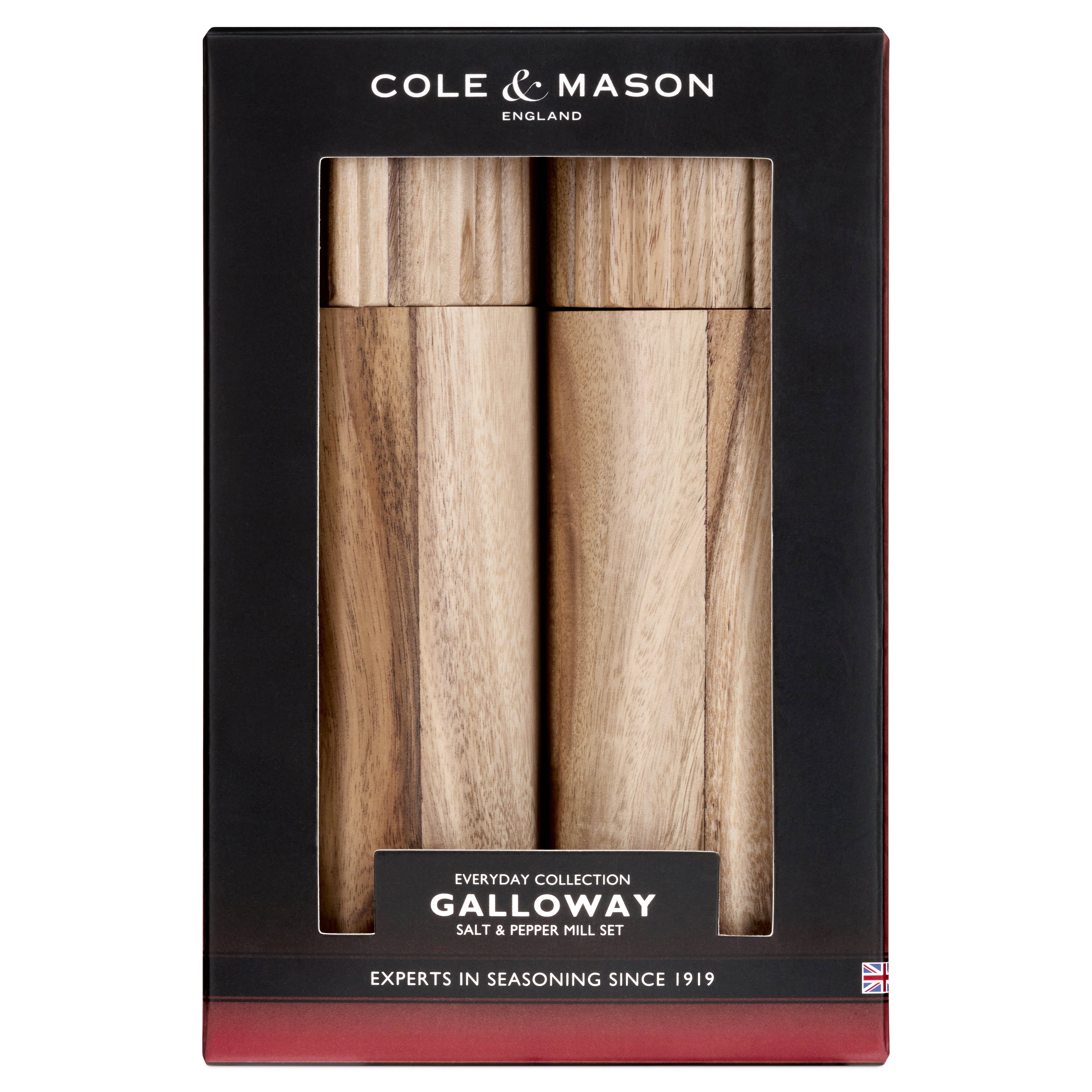 DKHB [Zyliss, Cole & Mason, Swissmar, AdHoc, Ken Hom] - Wholesale Salt & Pepper Shaker Set - Cole & Mason Galloway Acacia Salt & Pepper Mill Set5