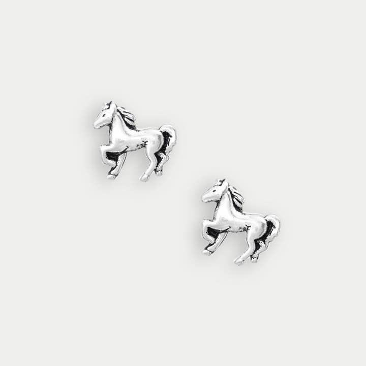 Crumble & Core - Wholesale Stud/post earrings - Silver Studs - Horse Stud Earrings3