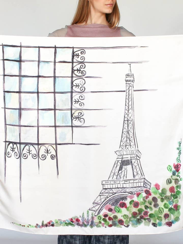 Écharpe parisienne pour la vente par KATIE FARNAN