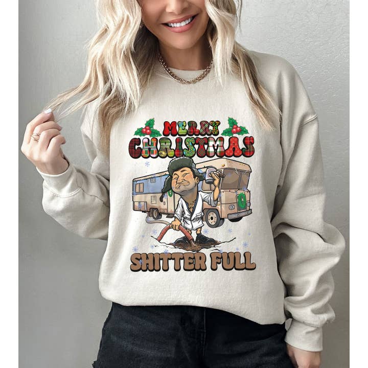 NVC Ecommerce LLC - Wholesale Graphic Sweatshirt - Women's - Merry Christmas Shitter Full Christmas Vacation Sweatshirt