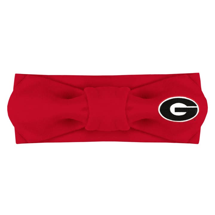 Georgia Bulldogs Infant and Toddler Solid Hair Knot for wholesale by Creative Knitwear
