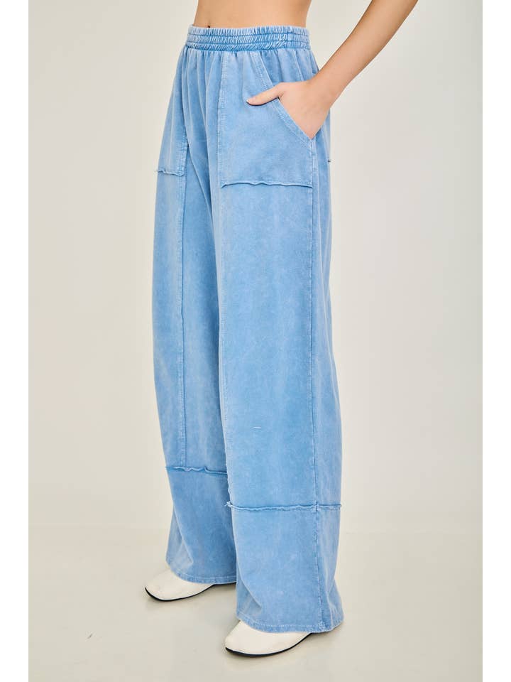 J.Her - Wholesale Pants - Women's - Mineral Washed Everyday Everywhere Terry pants HP68665