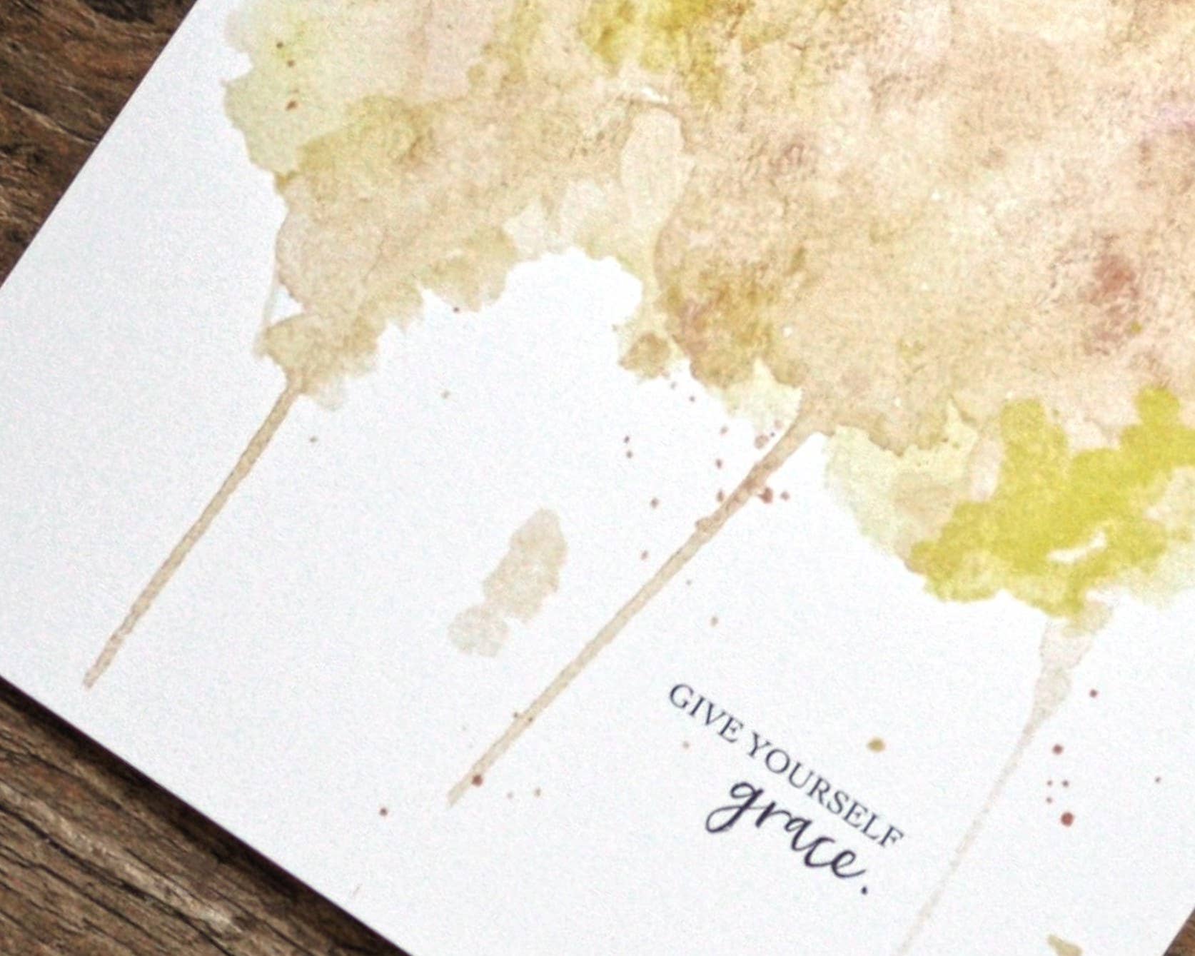 Print Therapy - Wholesale Art Print - Give Yourself Grace Print1