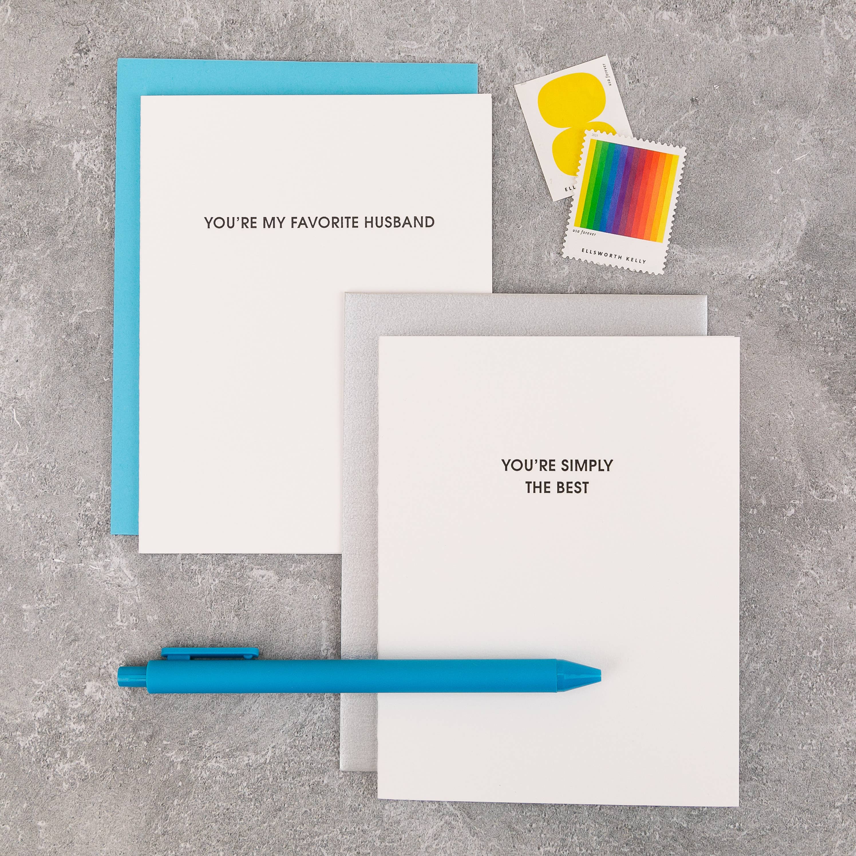 Chez Gagné - Wholesale Love Card - You're My Favorite Husband - Love | Anniversary - Funny Card1