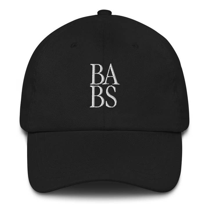 Gorra de papá con logo de BABS para venta al por mayor de Bow Arrow by Silvia