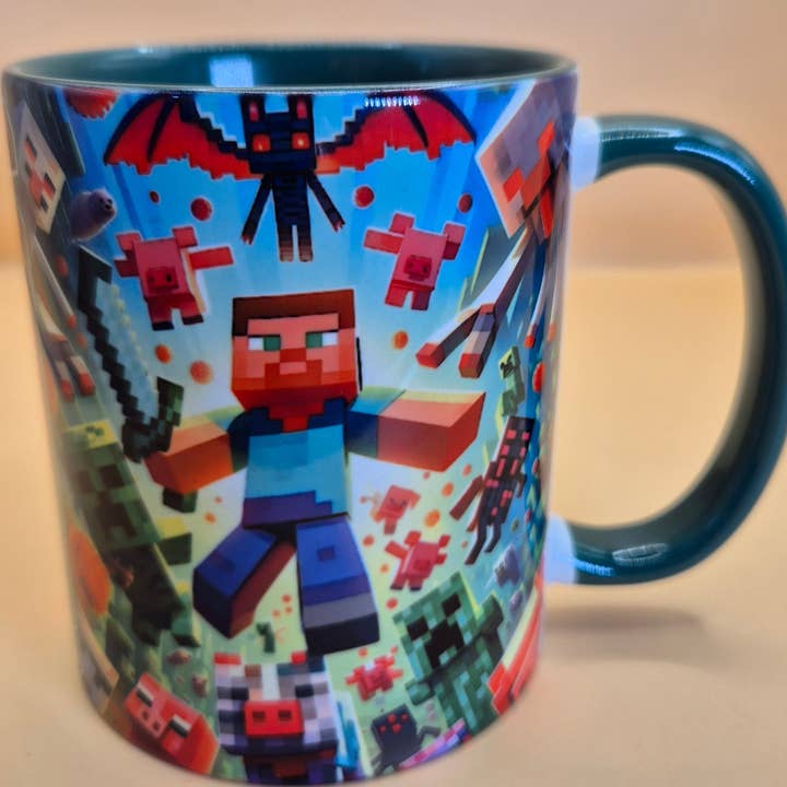 SubliMasterUK - Wholesale Coffee Mug - Minecraft-Themed Mugs – 20 Full-Color Designs! 11 oz sublimation mugs32