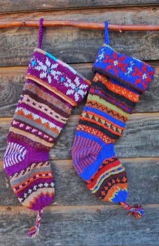 Ganesh Himal Trading - Wholesale Holiday Stocking - Knit Christmas Stocking Assortment1