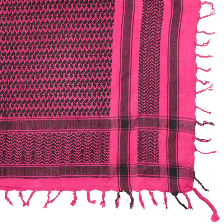 Tribal Trade GmbH - Wholesale Scarf - Unisex - Palituch pink black Kufiya PLO scarf3