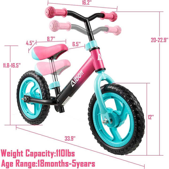 Above Edge - Wholesale Bike/Scooter - Kids - Balance Bike 12" Toddler Training Bike2
