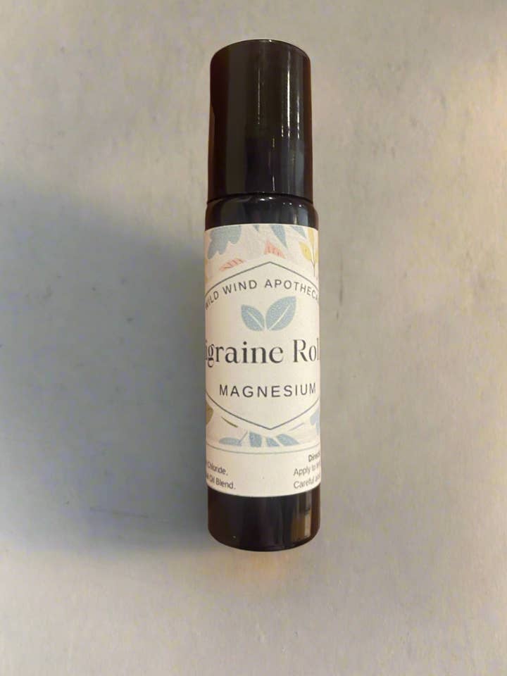Magnesium Magic Migraine Roller for wholesale by Wild Wind Apothecary