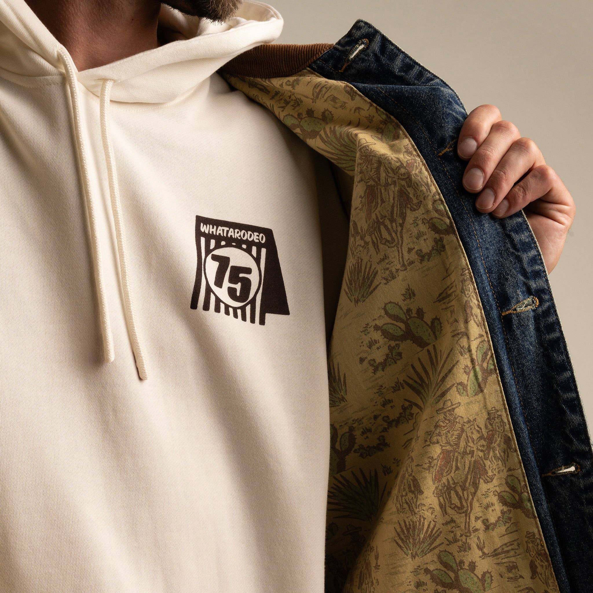 Vintage White Whataburger x Sendero Whatarodeo Hoodie for wholesale on Faire5