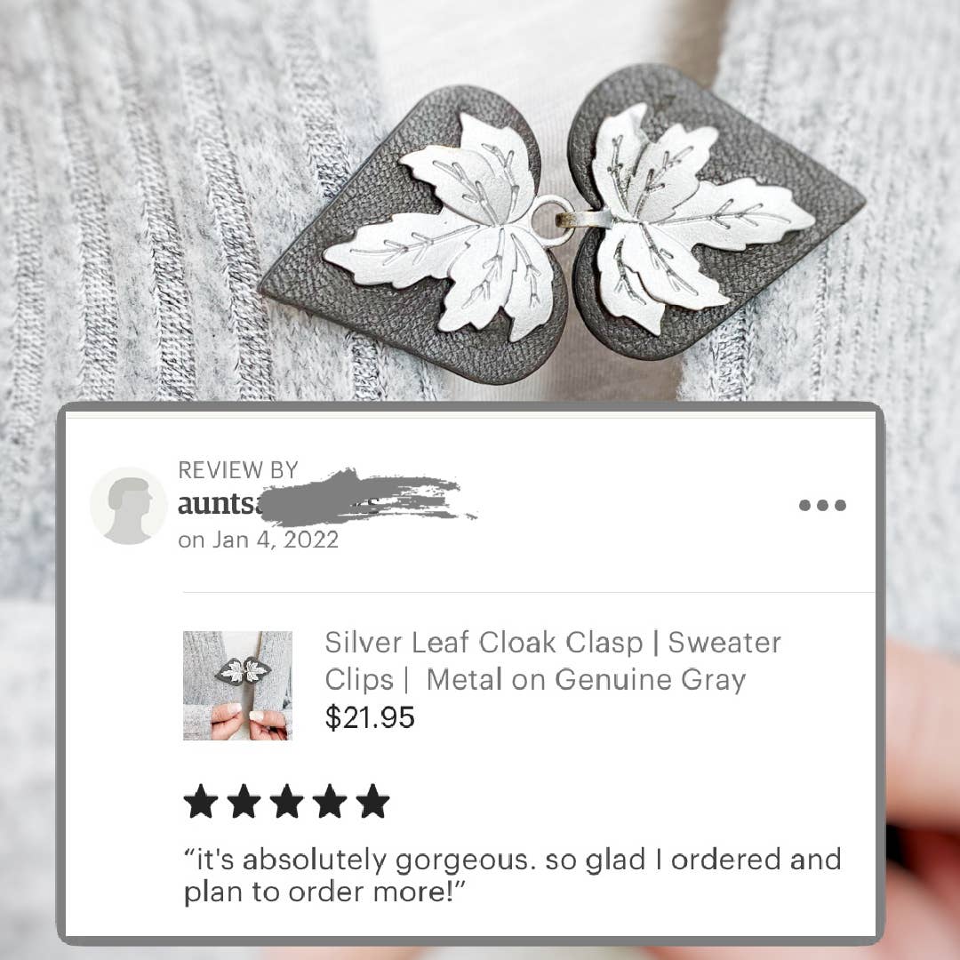 KardiKlips - Wholesale Scarf Clip - Women's - Cinch Clips & Sweater Clips for Clothes, Cloak & Cape Clasps4