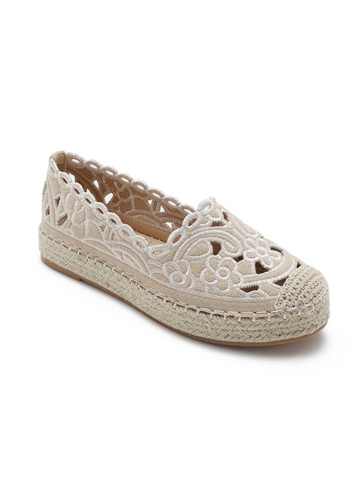 Joia Paris - Venta al por mayor Calzado plano - Mujer - Alpargatas planas estilo vaquero cómodas H8-868