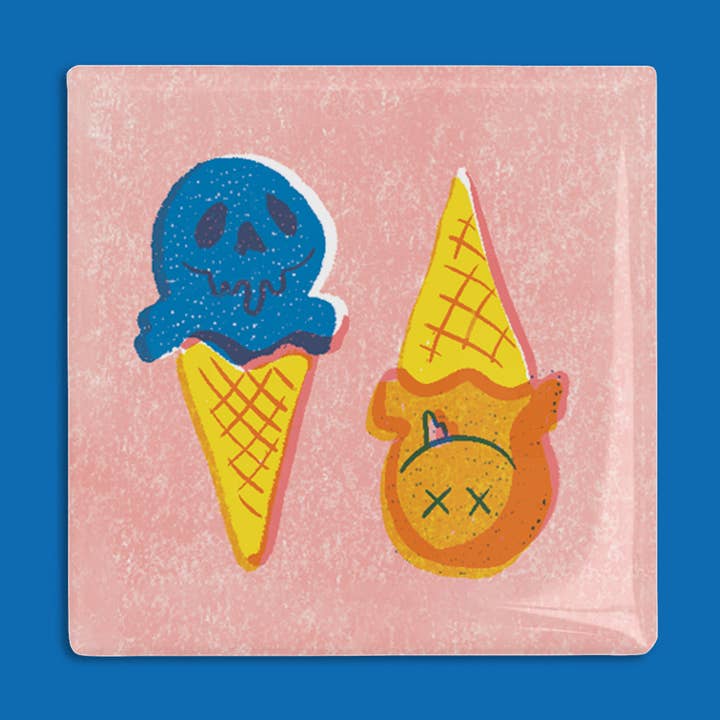 Ice Cream Cones Button for wholesale by Brandy Bingham