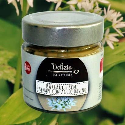 Organic Mustard With Wild Garlic for wholesale by Delizia Delikatessen