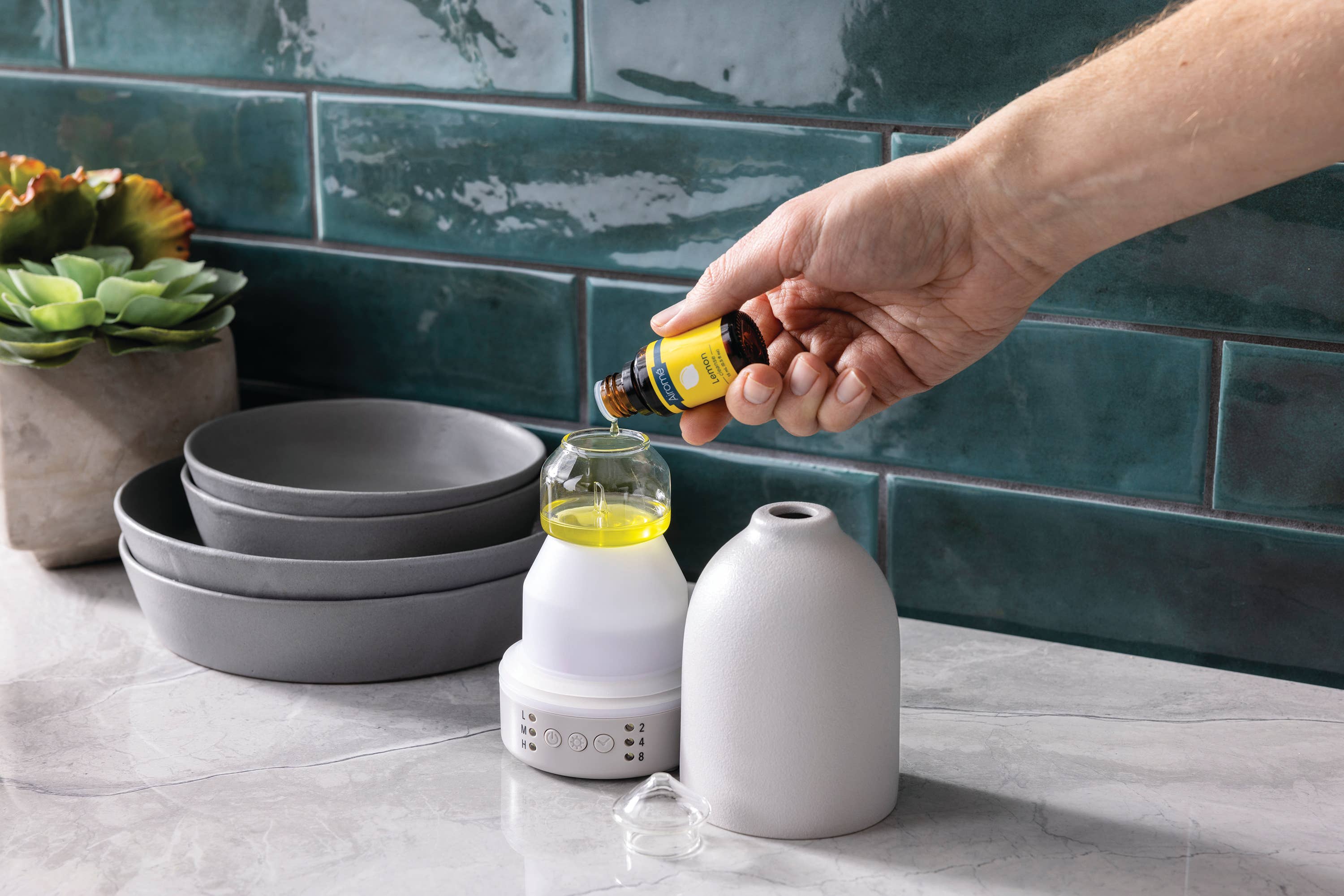 Candle Warmers Etc. - Wholesale Electronic Diffuser - Essential Oil Nebulizer- Stone1