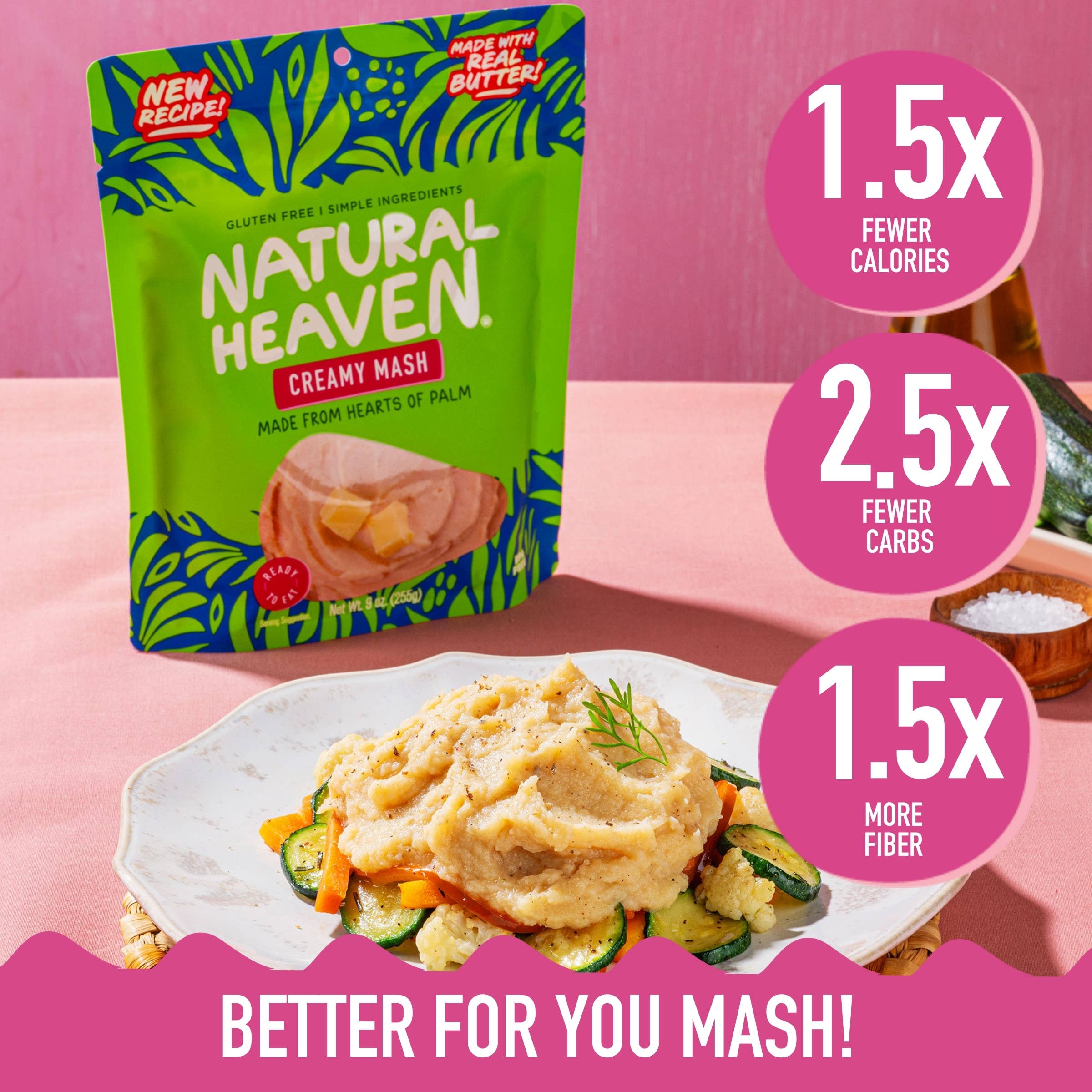 Natural Heaven - Wholesale Shelf Stable Prepared Meal - Creamy Mash1