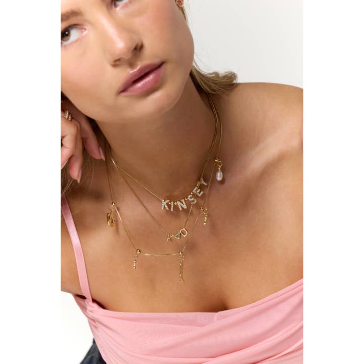 Kinsey Designs - Wholesale Individual Charm/Pendant - LUX Letter Slide