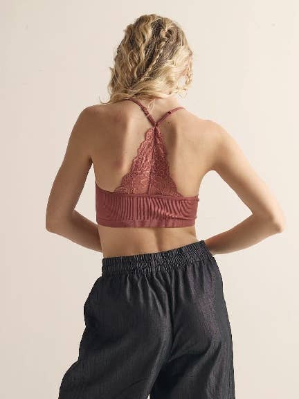 INT1042 Seamless Triangle Lace Bralette-12PCS Pack$4.99/unit for wholesale by noflik