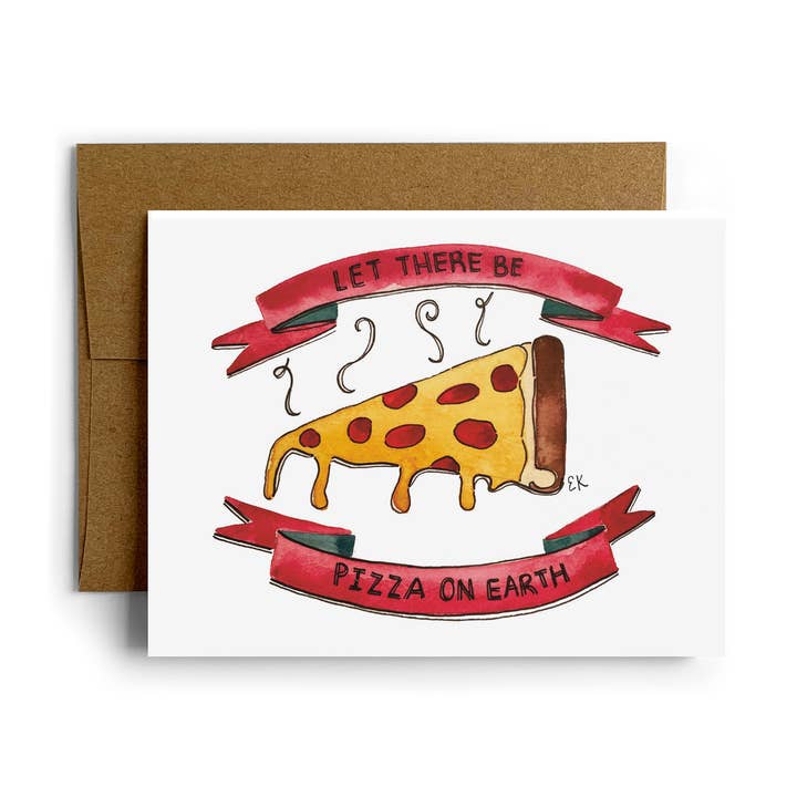 Coffret Pizza sur Terre pour la vente par Eileen Graphics