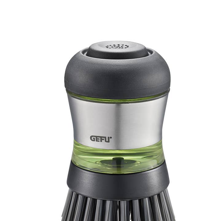 Gefu GmbH - Venta al por mayor Jabones para lavar los platos - Cepillo para lavar platos con dispensador de detergente Swift