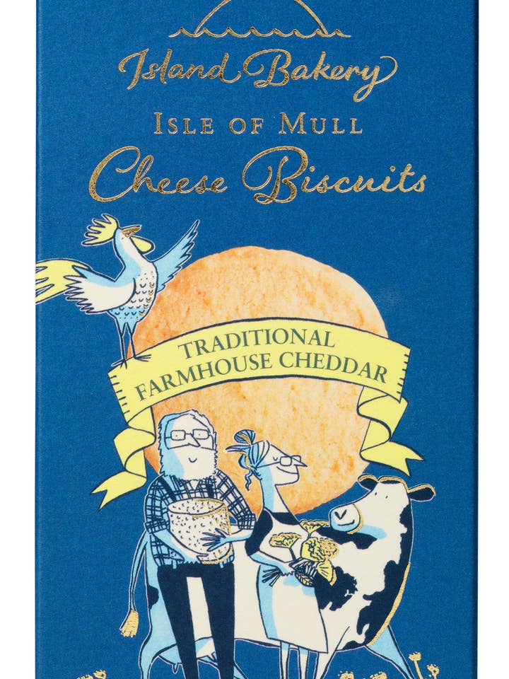 Isle of Mull Cheese Biscuits Traditional Farmhouse Cheddar for wholesale by Island Bakery