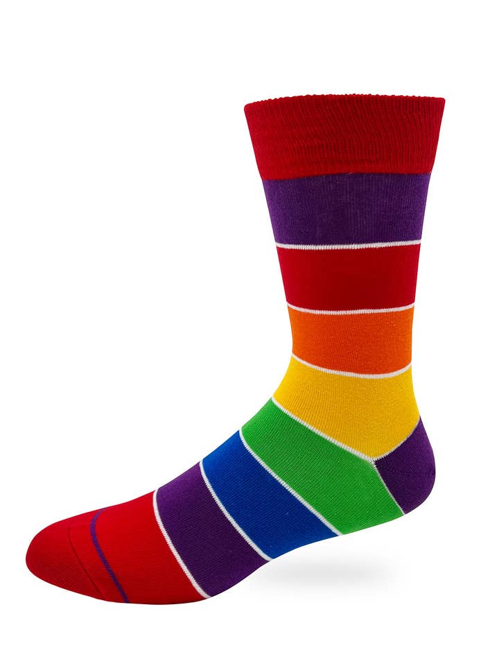 Fabdaz - Wholesale Socks - Men's - Gay Agenda Men's Novelty Crew Socks