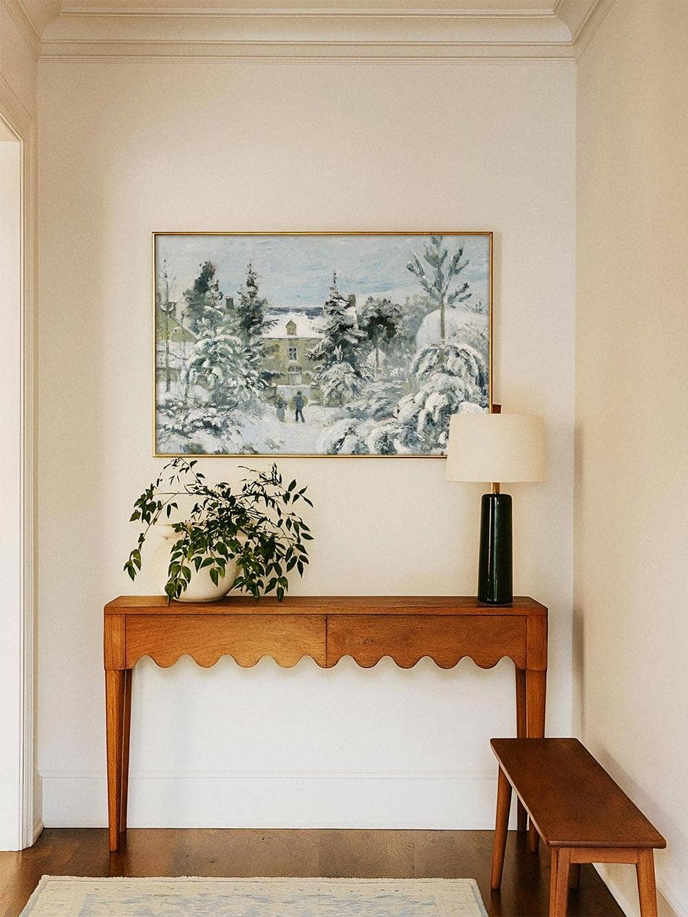 Modern Antique Prints - Wholesale Art Print - Winter Landscape at the Manor House1