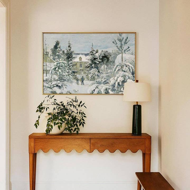 Modern Antique Prints - Wholesale Art Print - Winter Landscape at the Manor House1