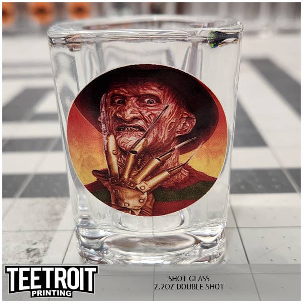 Teetroit Printing LLC - Wholesale Shot glass - Horror Shot Glasses53
