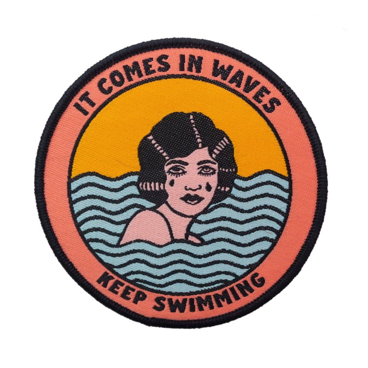 Pretty Bad Co - Wholesale Patch - It Comes In Waves Patch