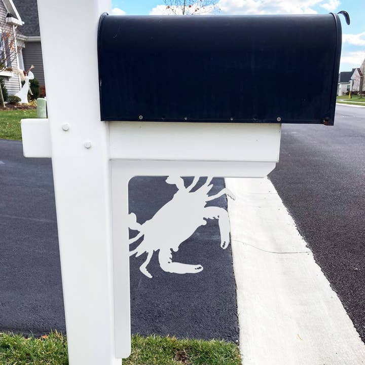 Crab Mailbox Decoration Bracket for wholesale by JennyGems