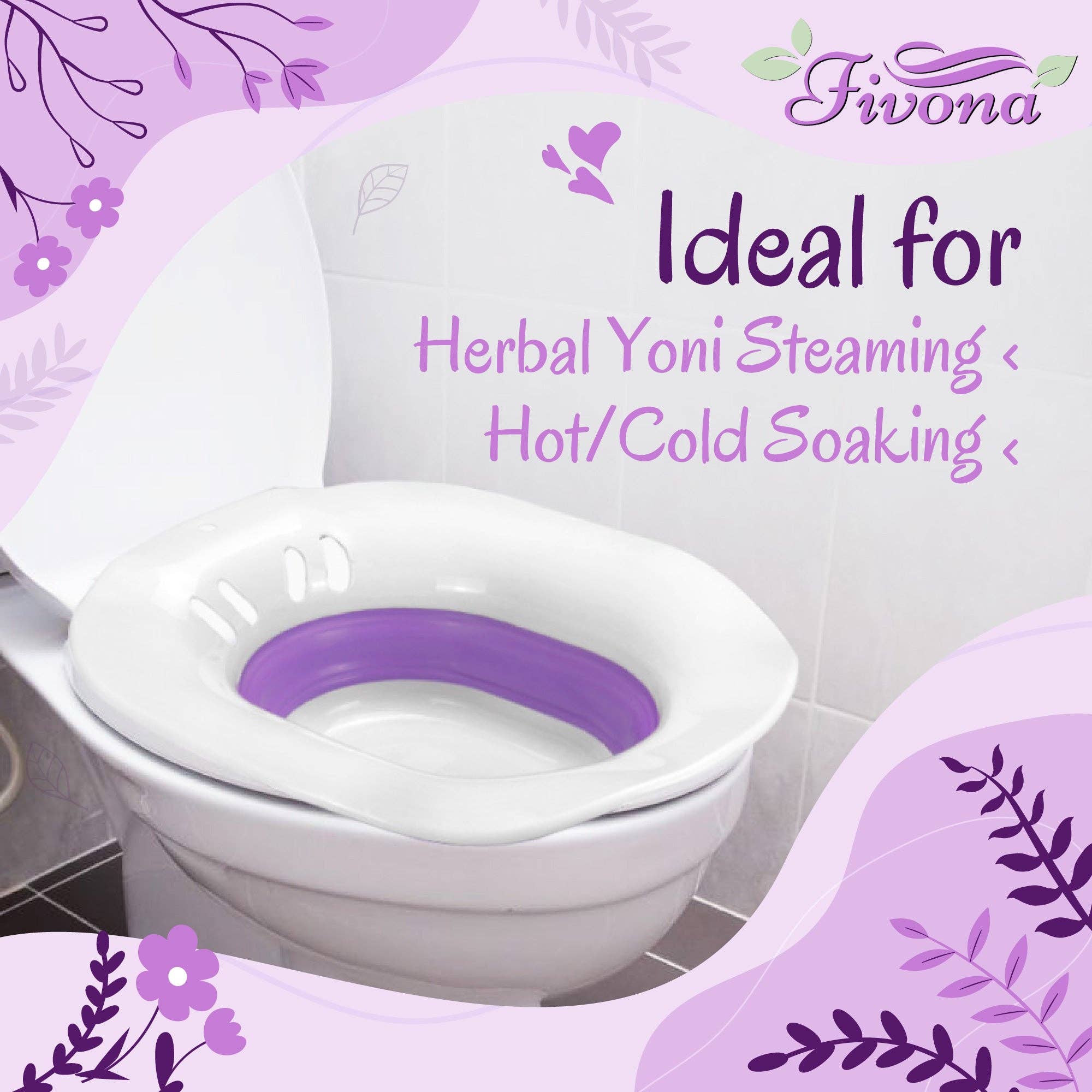 FIVONA - Wholesale Bath & Body Set - Yoni Steam Sitz Bath Seat for Postpartum and Hemorrhoids2
