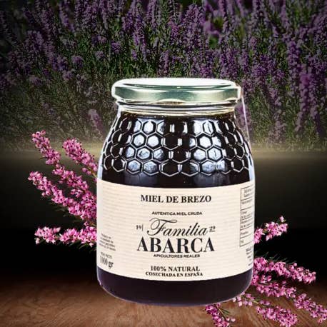 Roher Heidehonig 500g für den Großhandel von Mieles Familia Abarca