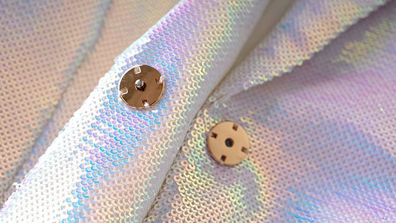 Productseeker - Wholesale Top & Short Set (NOT Loungewear) - Women's - SET051（3） Rainbow Sequin Set: Blazer & Shorts Duo11