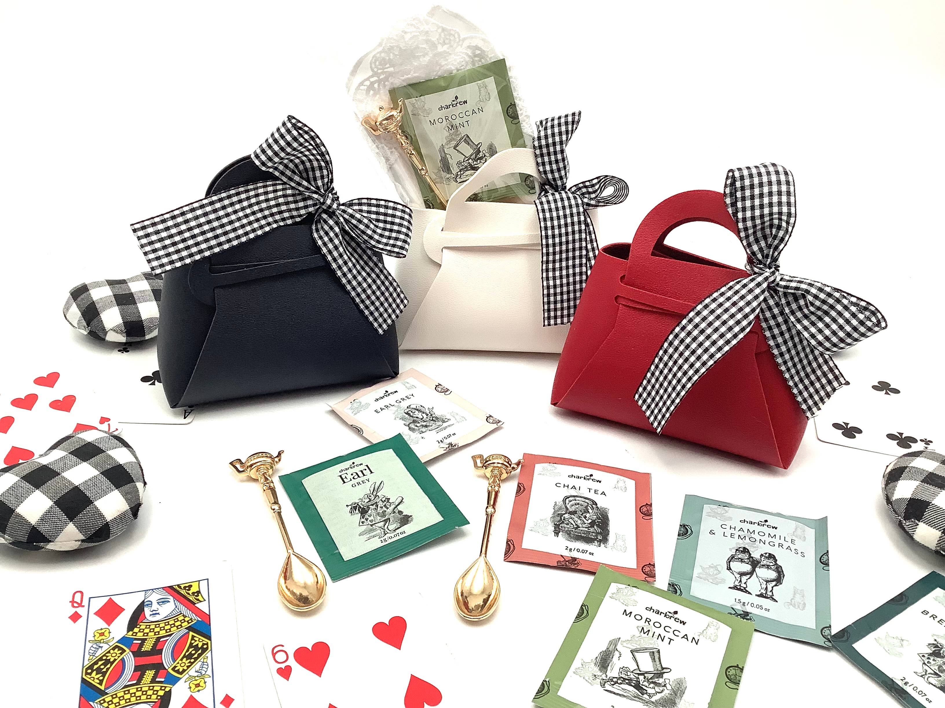 All Little Cute Things - Wholesale Party Favor - Alice in Wonderland Tea Party Purse Tea Spoon Napkin1