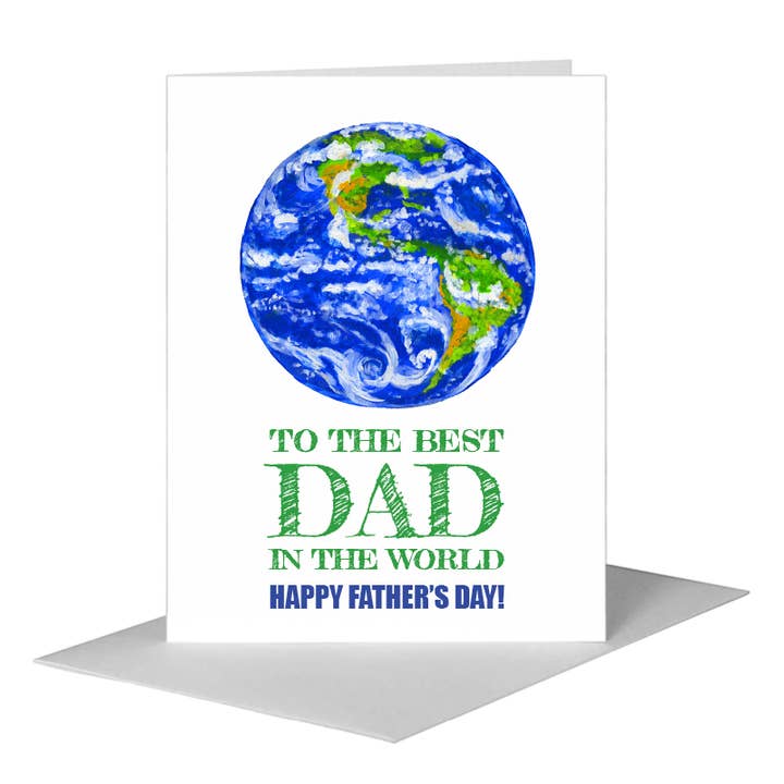 Earth, Greeting Card (#7867S) for wholesale by Printed Canvas