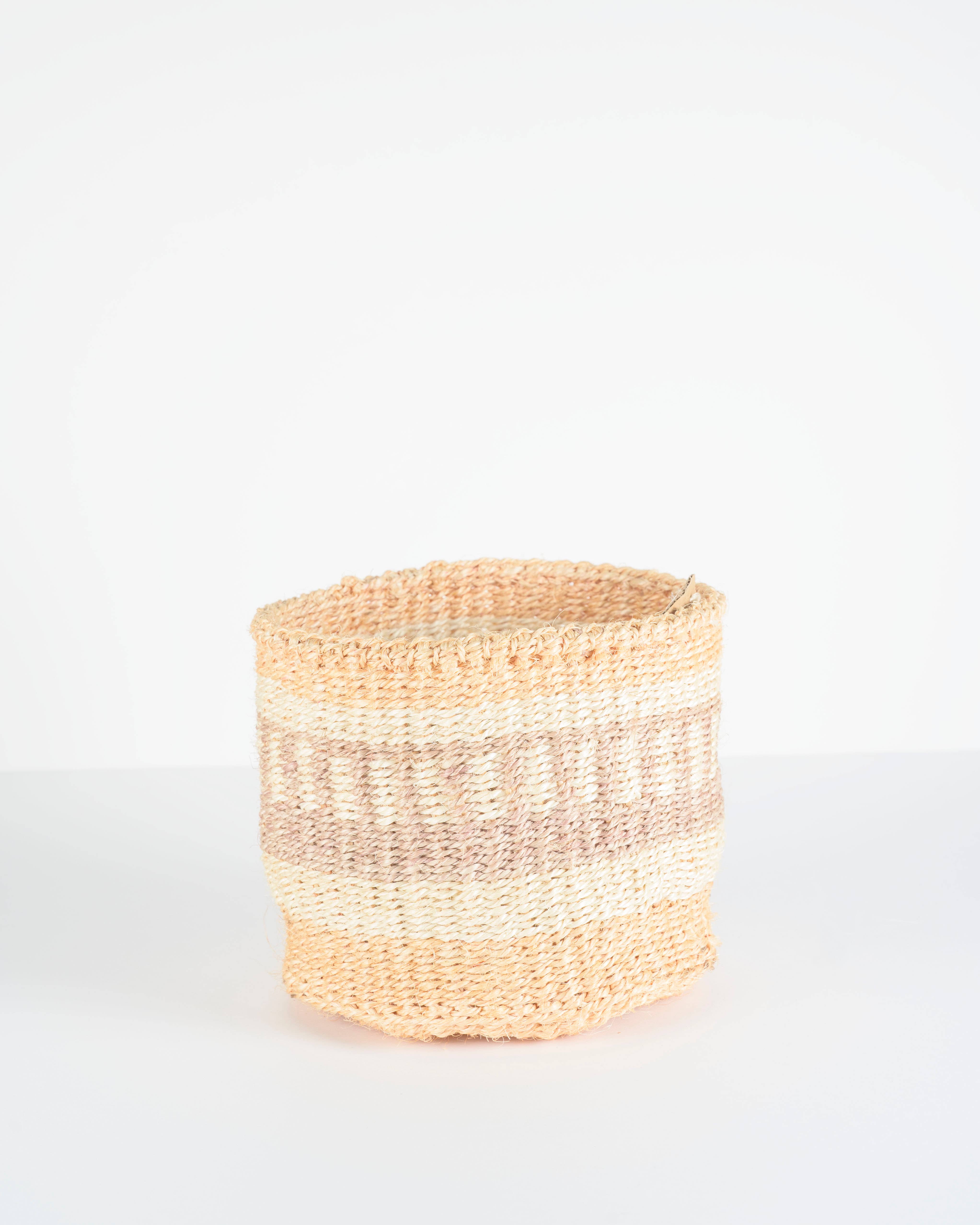 Crafts by Solid - Wholesale Basket - Handwoven Sisal Baskets - Natural Hues - XXS - XXL26