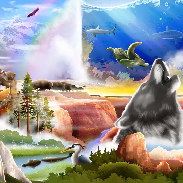 National Parks Puzzle for wholesale by Rextooth Studios