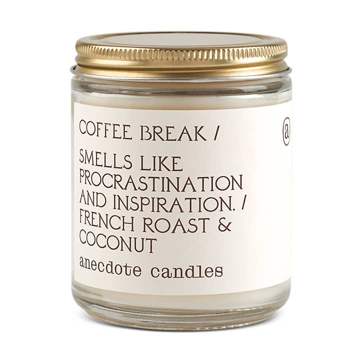 Anecdote Candles - Wholesale Jar/Filled Candle - Coffee Break (French Roast & Coconut) Candle0